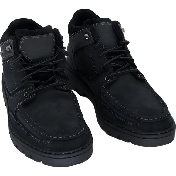 Rockport Wea Ready Maran Chukka Boots Black Suede Mens US 11.5M - Picture 1 of 6
